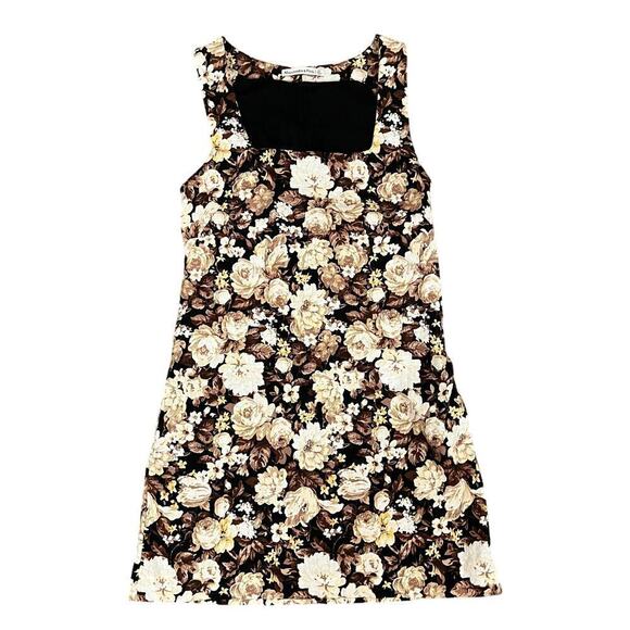 Abercrombie & Fitch Dresses & Skirts - Abercrombie & Fitch Floral Wide Strap Square Neck Linen Mini Dress Size Small T